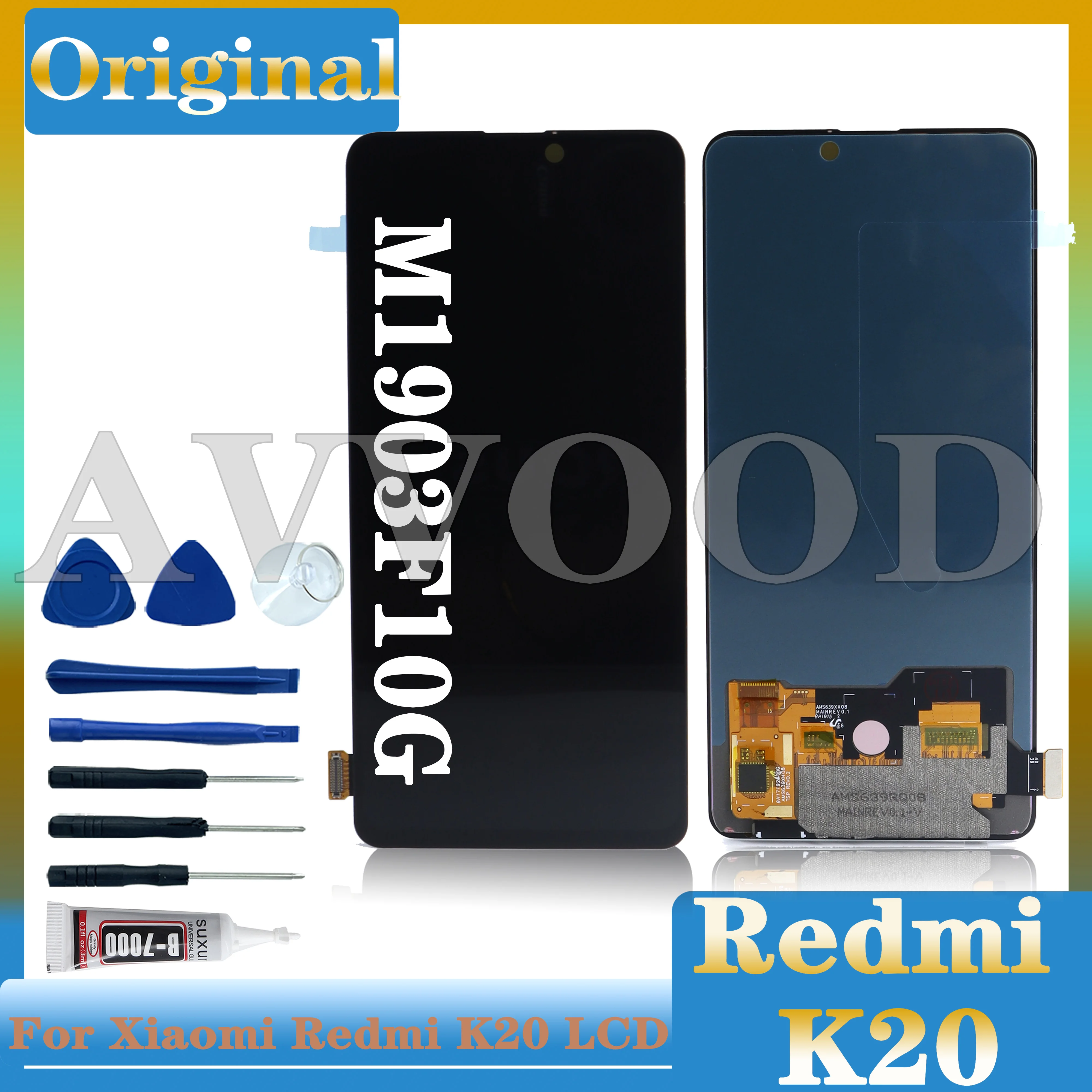 

6.39''AMOLED For Redmi K20 K20 Pro LCD Display Touch Screen Digitizer For Xiaomi Mi 9T Mi 9T Pro LCD Replacement Assembly Parts