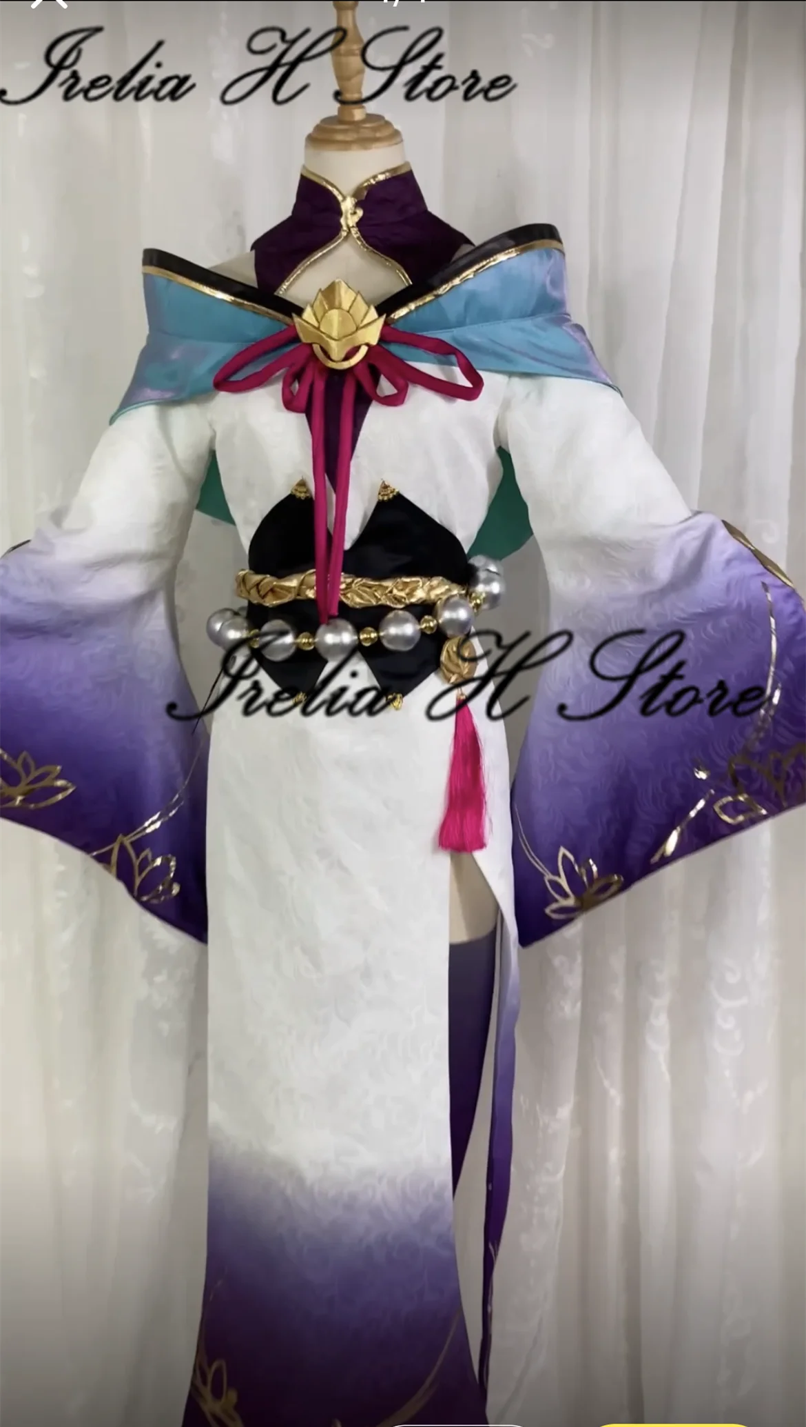 Irelia H Store Custom size Game LOL Cosplays Irelia Cosplay Costume fan art Spirit Blossom kimono Halloween Costumes women