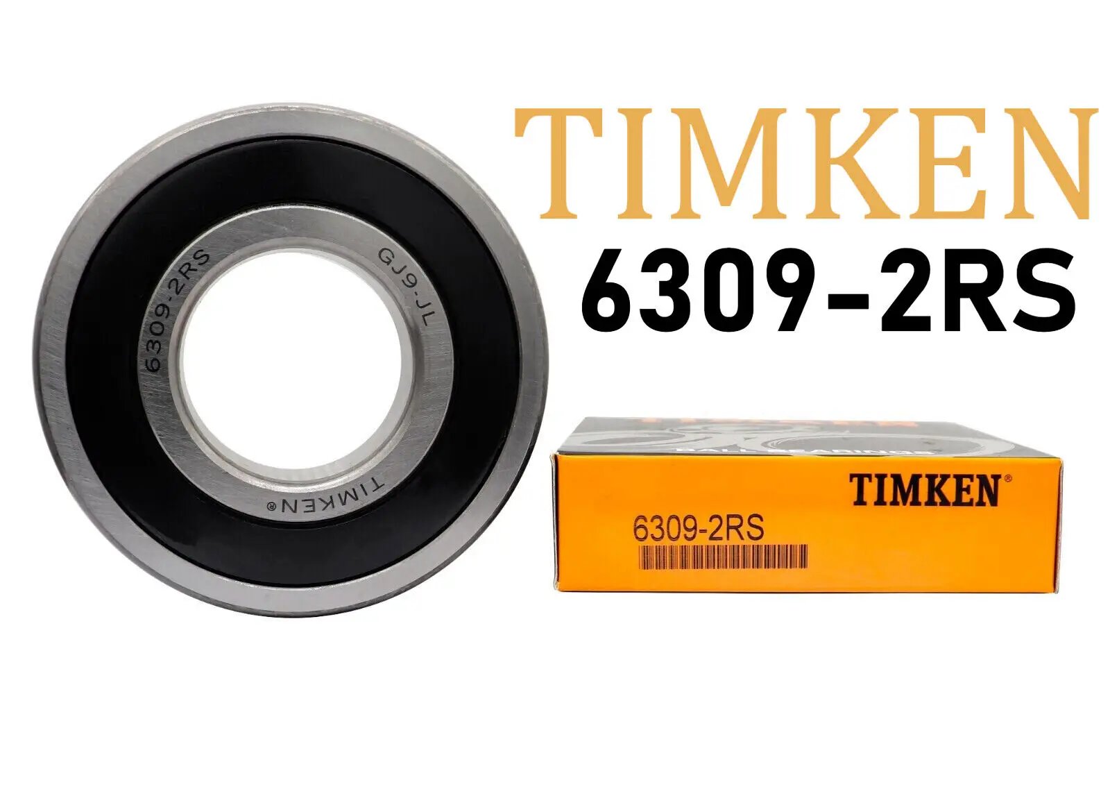 

TIMKEN 6309-2RS 45X100X25MM Double Rubber Seal Ball Bearings