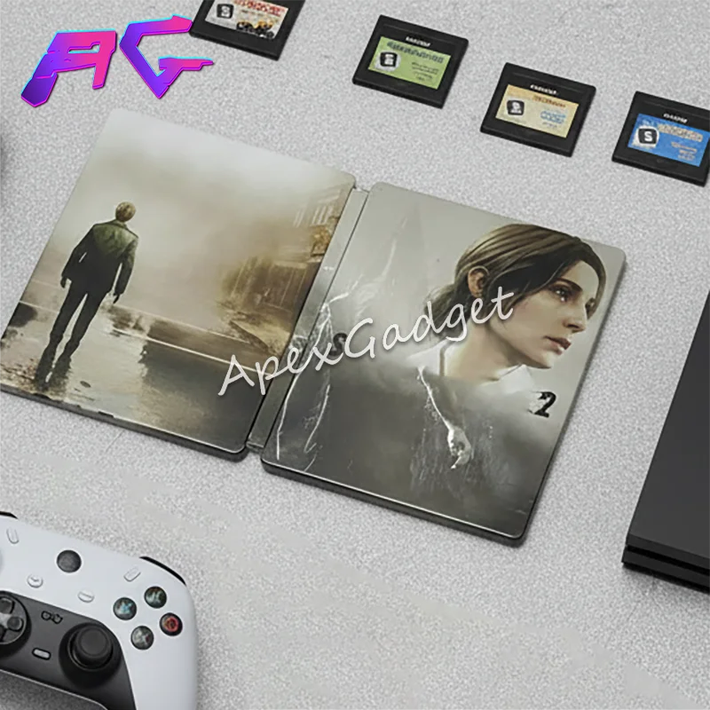 

Custom G2 Steelbook Case for PS4/PS5/Xbox - Inspired by Classic Survival Horror Sile NhiII 2 (No Game)