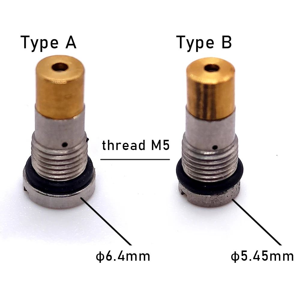 

Air Inflation Valve 5.45mm 6.4mm Adapter High Flow Pump Connector Air Valve Replacement for Tire Air Irrigation Hose Magazine