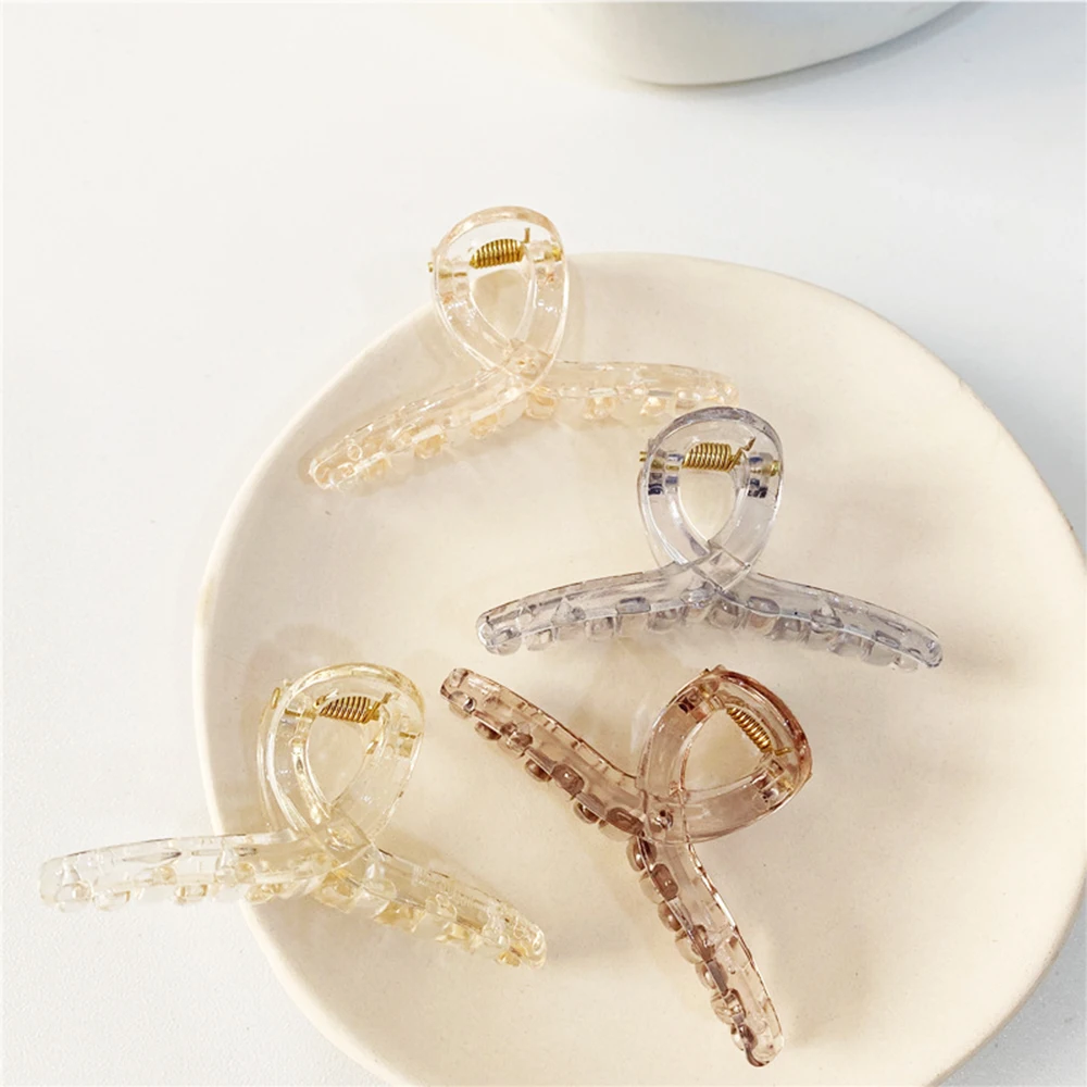 

Bathing Simple Acrylic Elegant Transparent Women Crab Clips Hair Clips Hair Accessories Hair Claws
