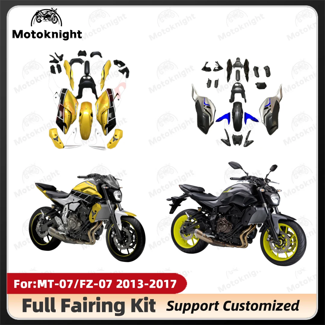 Motorcycle Injection Full Fairing Kit Fit For 2012 - 2017 Yamaha MT07 FZ07 MT-07 MT 07 2013 2014 2015 2016 2017 fairings kits