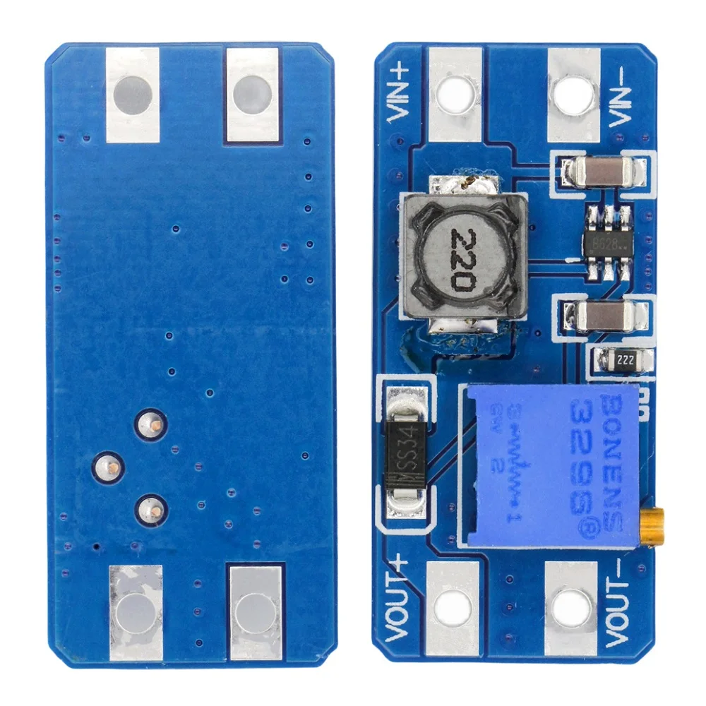 MT3608 DC-DC Step Up Converter Booster Power Supply Module Boost Step-up Board MAX Output 28V 2A for Arduino Diy Kit