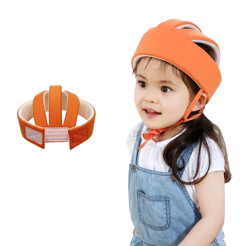 1-5 Years Old Baby Hat Helmet for Crawling Walking Sports Skating Cycling Head Protector No Bumps and Soft Cushion Infant Bonnet