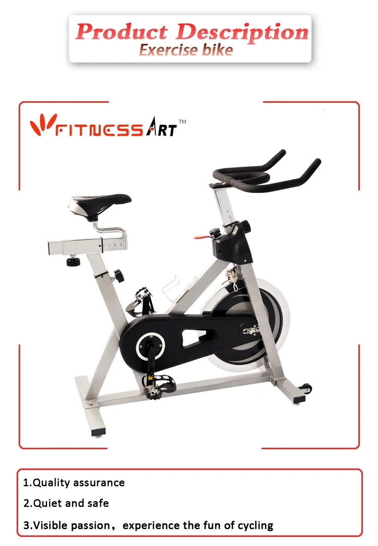 Hot Sale Home Use Fitness Body Fit Healthy Trainer Indoor Soundless Cycling Exercise Spin Bike SB0135 with Heavy Flywheel