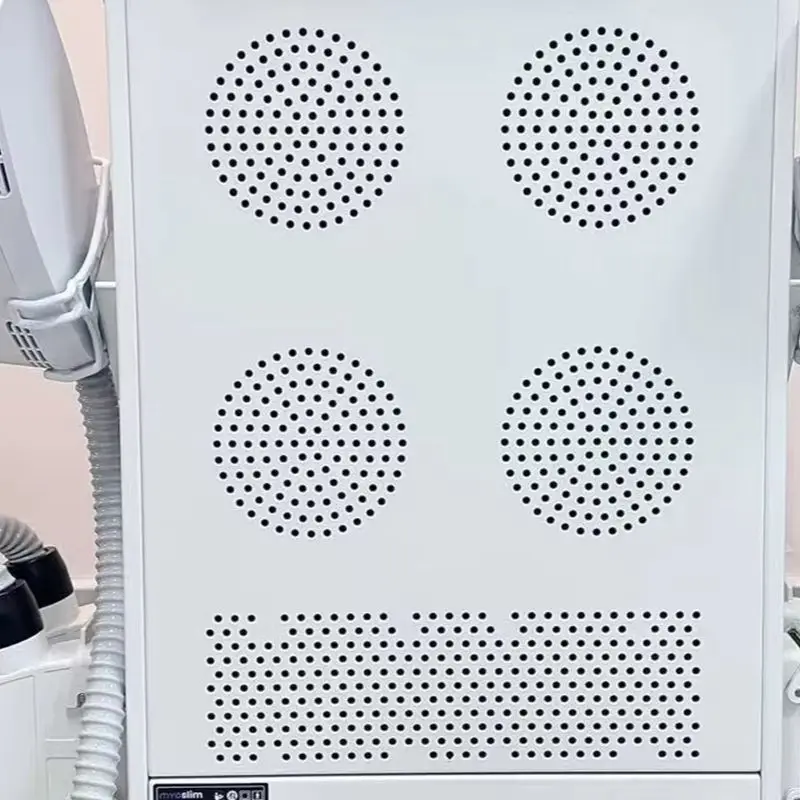 

Профессиональный аппарат для коррекции фигуры MYOslim Ultra Neo: высокомощный (6500 Вт) RF-электромагнитный стимулятор мышц Hiemt