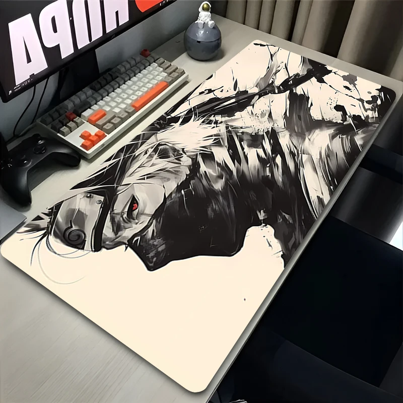 Mouse Pad Non-Slip Large Gaming Rubber Mouse Computer Keyboard Mats Game accessories PC carpet N-NARUTOS Hatake Kakashi Mousepad