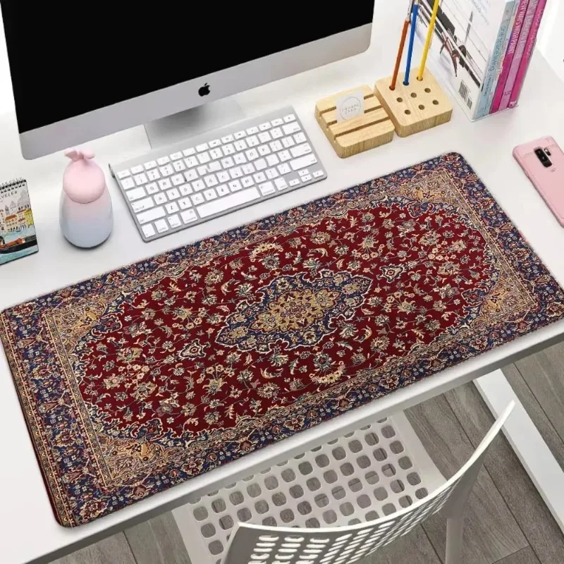 Retro Persian carpet mouse pad XXL rubber non-slip game pad washable office entertainment Extended thick pad multiple models