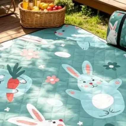 200x200cm Foldable For Picnic Mat Waterproof Lightweight for Camping Beach Park Outings Relaxation 200x200cm Foldable