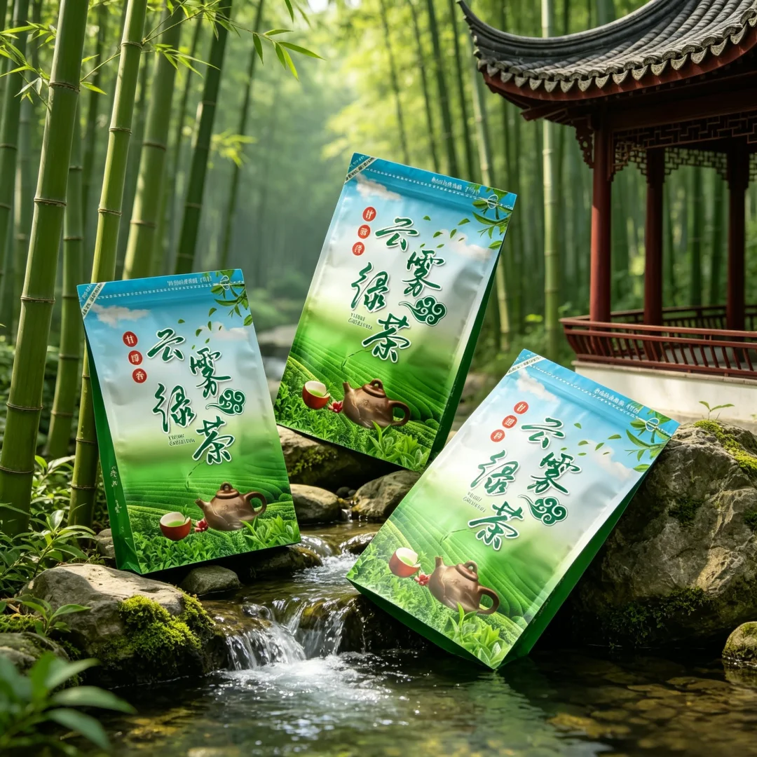 China Jinjunmei tea packing bag capacity 250g size 27cm*18cm Yunwu Tieguanyin Dahongpao jasmine Longjing white tea packaging bag
