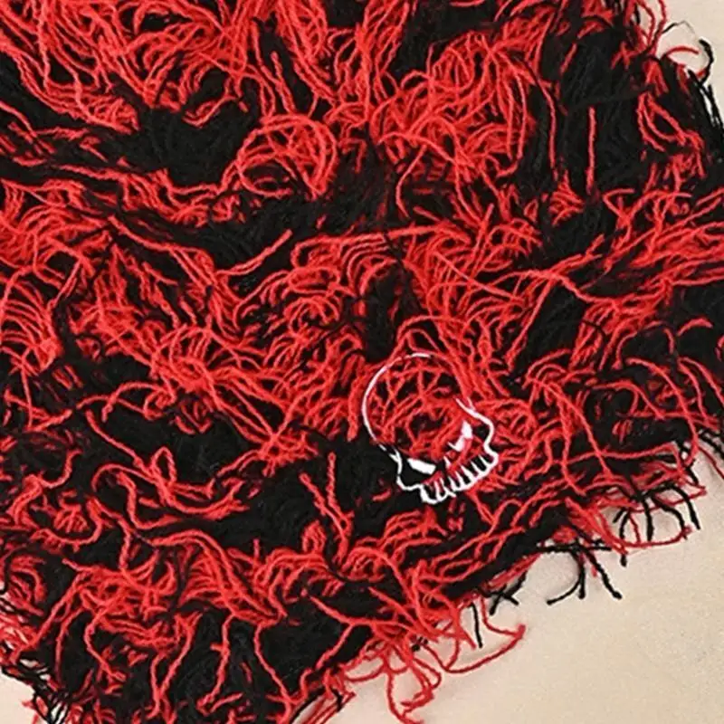 

652F Winter Teenagers Beanie Hat Elastic Windproof Mixed Color Hat Ear Protector Hat Adult Winter Cycling Skiing Supplies