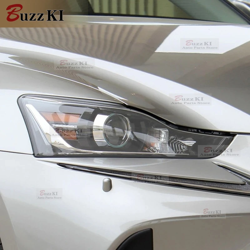 

For Lexus IS 2016-2020 IS 200t 300h 250 F Sport Accessories 2 Pcs Car Headlight Protective Film Transparent Black TPU Sticker
