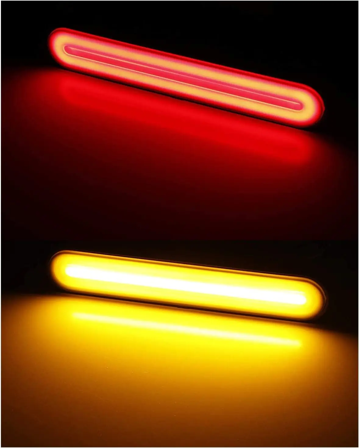 

LED Brake Tail Light for Harley Davidson, Turn Signal LED Strip Lights Bar Rear Fender/Bagger Vertical Mount Brake, Turn Signal,