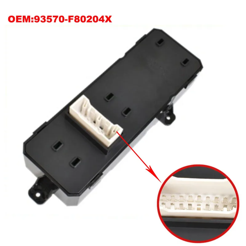 Master Electric Power Window Switch Button For Hyundai TUCSON 2015 2016 2017 2018 2019 2020 Car Accessories 93570-F80204X