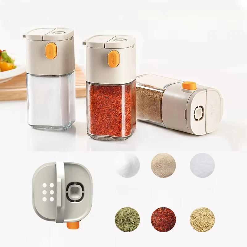 

Кухонный герметичный солонный шейкер, количественная бутылка для соли, банка для специй, банка для перца, порошка чили, стеклянный бак для приправ, бутылка-дозатор