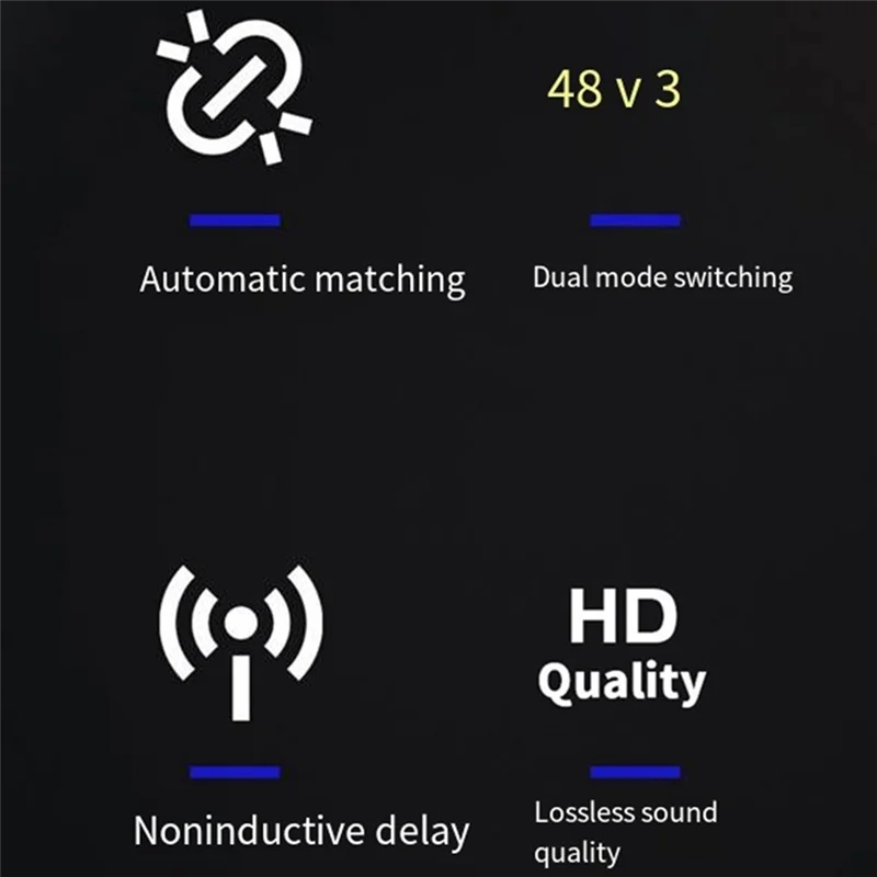 ตัวแปลงไมโครโฟนไร้สาย UHF สําหรับไมโครโฟนแบบไดนามิกกีตาร์อะแดปเตอร์รับสัญญาณ 640-690Mhz สีดํา 1 ชุด