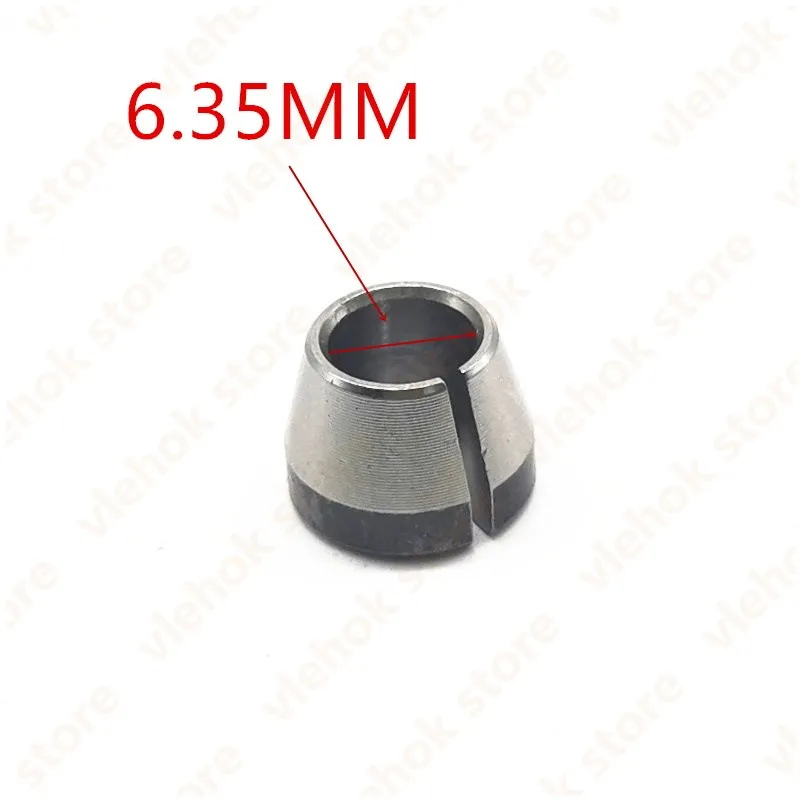 Collet Nut กรวย 1/4 ''6mm 6.35 มม.เปลี่ยนสำหรับ Makita M3700B M3700 Power อุปกรณ์เครื่องมือไฟฟ้าเครื่องมือ