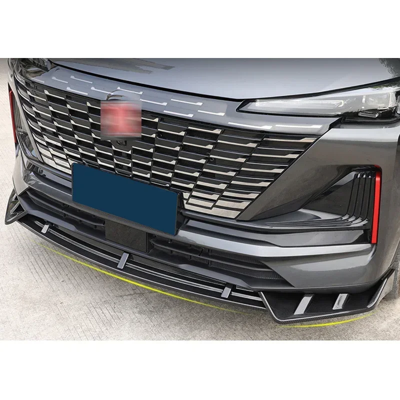 Rear Diffuser for CHANGAN CS55 Plus Splitter 2022 2023 Second Generation Front Bumper Spoiler Skirts Lip Body Kit Accessories