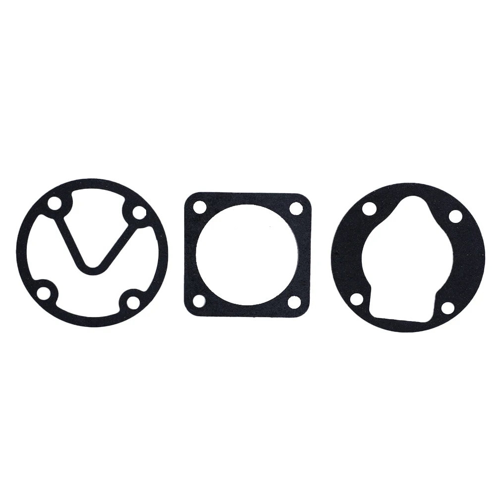 3 PCS Air Compressor Cylinder Head Base Gasket Set Of 3 Seal Valve Plate Thicken Cylinder Head Paper Gasket Oil Air Pump Parts