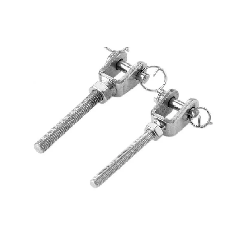 

1Pc Jaw Bolt Eye Bolt Fork Bolt Stainless Steel 304 M5 M6 Silver for Marine Sailing Boating and Industrial Applications