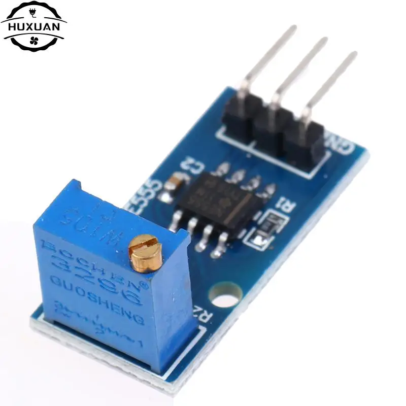 1pc 5V-12V NE555 Frequency Adjustable Pulse Generator Module NE555 Chip 3*1.5cm