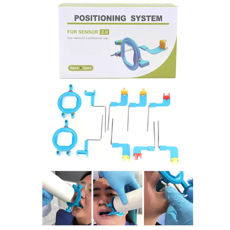 

10Pcs/Box Dental X-ray Film Fixed Bracket X Ray Sensor Positioner Holder Complete Film Positioning System For Senor Type 2.0