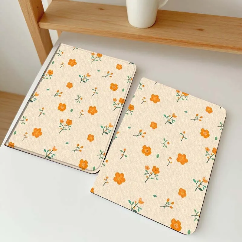 

Cartoon Palm Leaf Pattern Case For Vivo IQOO Pad2 Pad3 Pad5 Air SE Pro 12.1 12.3 13 11.5 11 inch Tablet