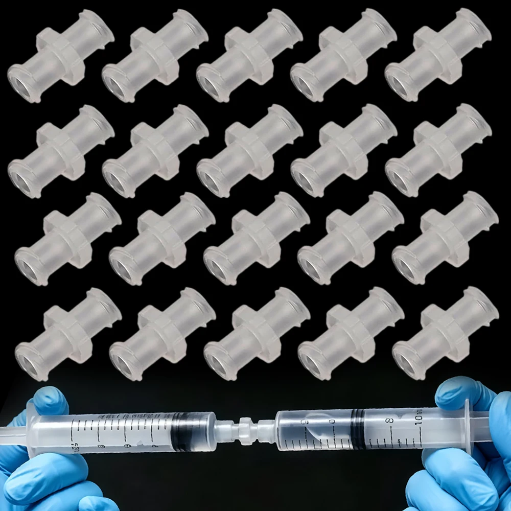 4/16/35pcs Syringe Adapters, Luer Lock Connectors for Syringe Transfer, Securely Connect to Syringes & Adapters.