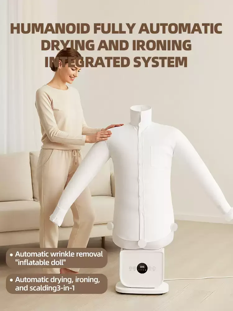Folding Mini Automatic Garment Ironing Machine, Electric Clothes Air Dry Heater, Multi-functional Home Iron Machine