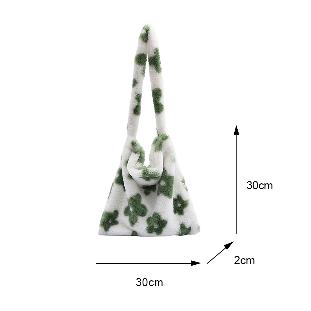 الخريف الشتاء لطيف أفخم حمل حقائب النساء رقيق زهرة حقائب كتف سعة كبيرة حقائب كروسبودي حقيبة ساعي الموضة