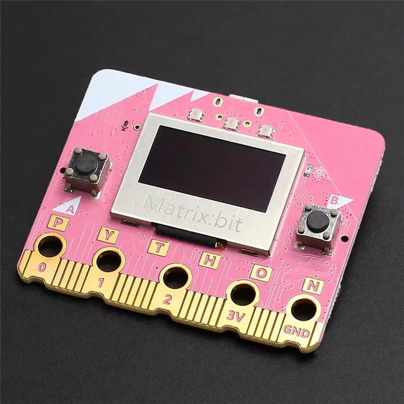 FFYY-Matrix: لوحة تطوير بت ESP32 0.96 بوصة OLED 2.4G راديو/واي فاي/BLE برمجة رسومية بلوتوث C++/بايثون/مايند+