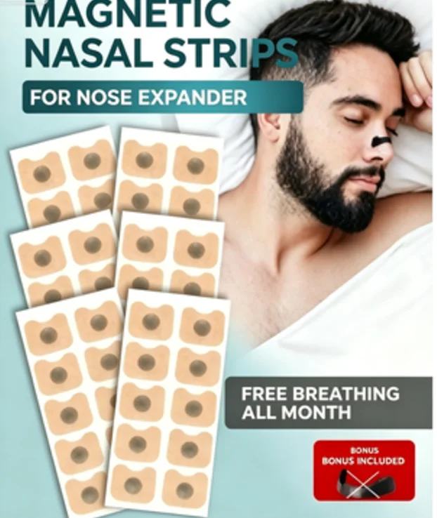 Upgraded Nasal Strips Refill Pack Adhesive Snore Relief Breathing Aid Sweat Resistant Nose Patches Better Sleep for Men Women