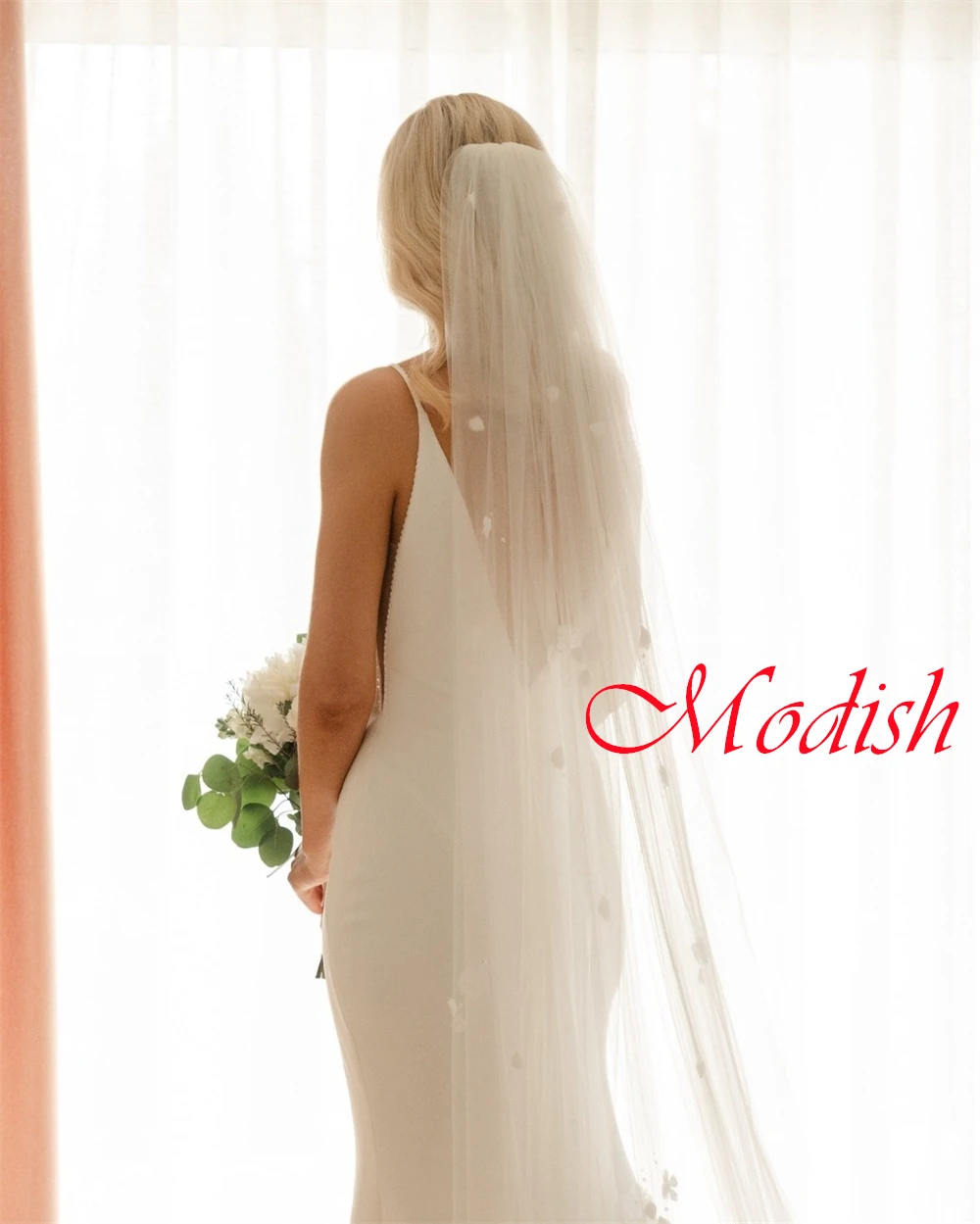 Свадебное платье из белого джерси по индивидуальному заказу, темпераментное свадебное платье без рукавов с v-образным вырезом на бретельках, платье с застежкой-молнией сзади