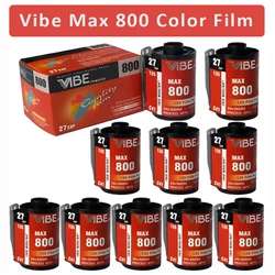 1/3/5/10Rolls VIBE Max 800 Color Film ISO 800 135 Negative Film 27EXP/Roll 35mm Film for VIBE 501F/Kodak H35/M38/M35 Film Camera