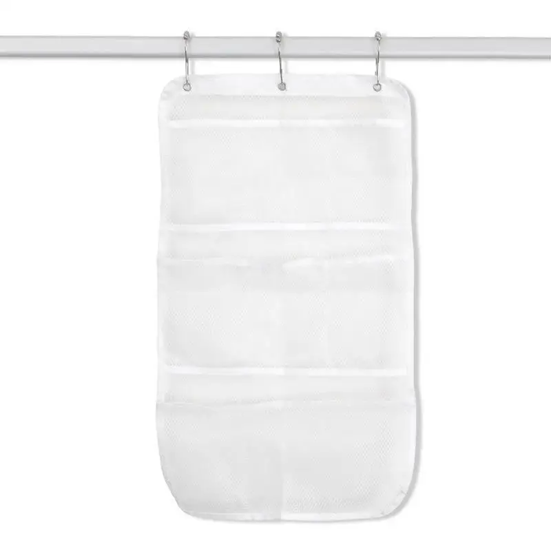 

Bathroom Mesh Shower Storage Rack Quick Drying Toy Storage Rack Hanging Storage Mesh Bag Items Sorting Storage Hanging Bags