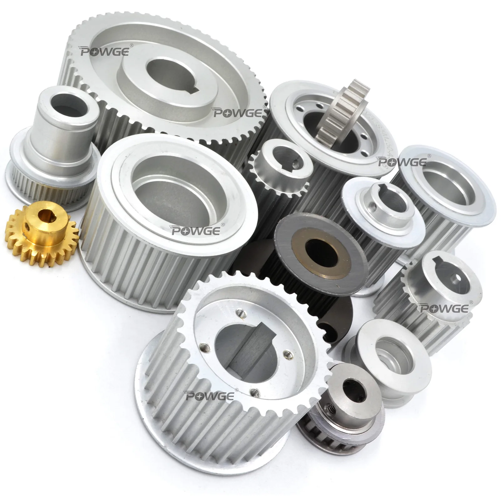 POWGE Customized Timing Synchronous belt pulley Transportation costs extra fee-3M/5M/8M/14M/2GT/3GT/5GT/MXL/XL/L/H/T2.5/T5/T10