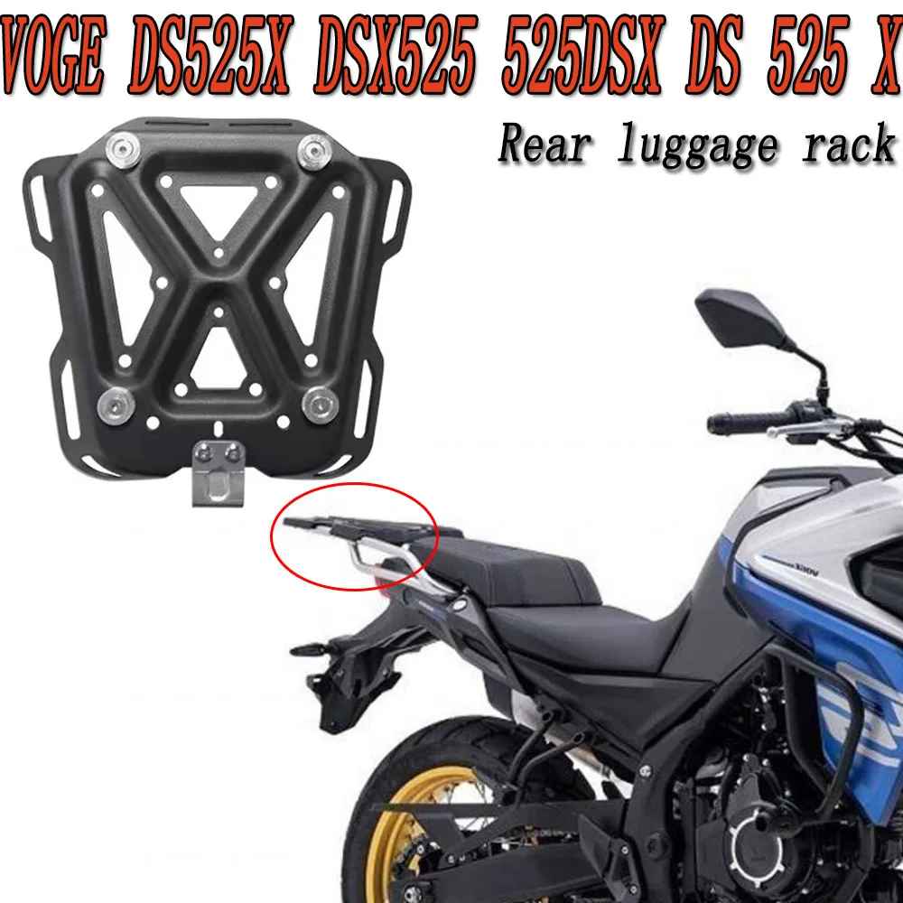 

Motorcycle Rear Luggage Rack Luggage Box Bracket Rear Quick Release Base Plate For VOGE DS525X DSX 525 525 DSX DS 525 X DSX 525