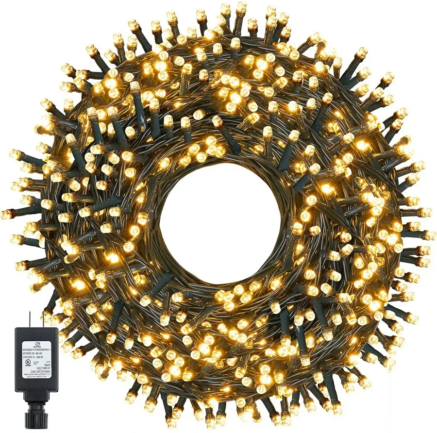 DC24V Plug in Christmas String Light Outdoor 10M 50M 100M Christmas Tree Garland Fairy Light for Holiday Decor