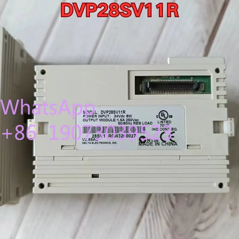 Der Funktionstest des gebrauchten SPS-Moduls DVP28SV11R ist normal