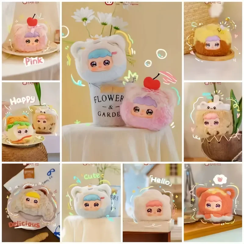 

Новая оригинальная кукла Baby Three Nina What To Eat Today, серия слепая коробка, милая маленькая сумка с шариками для волос, украшения, подарок на праздник, день рождения