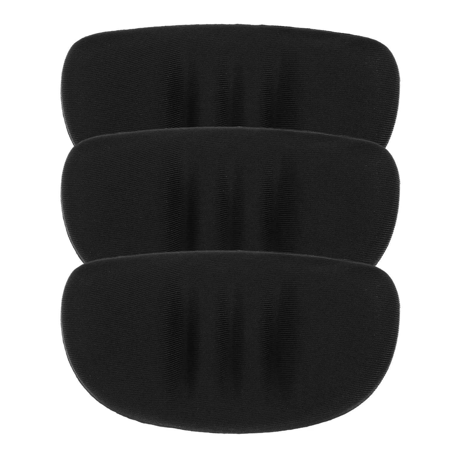 Mento pad da 3 pezzi per softball, coppa per maschera da baseball nera