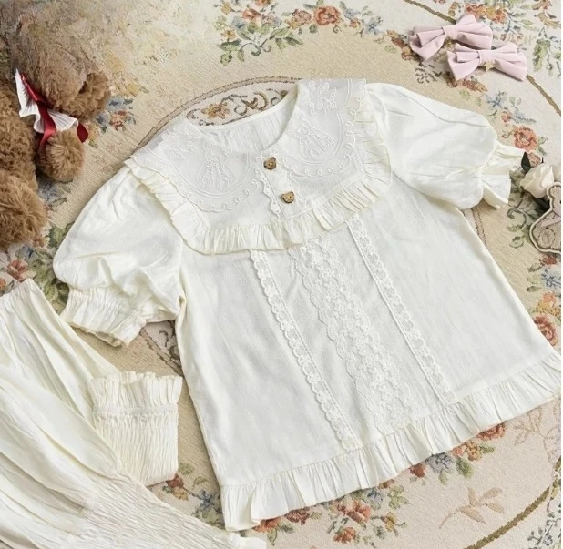 オリジナル可愛いウサギプリントJSK＆OPドレス ロリータガール レディース スイートドール感 スリム 半袖 膝丈ワンピース ホットセール