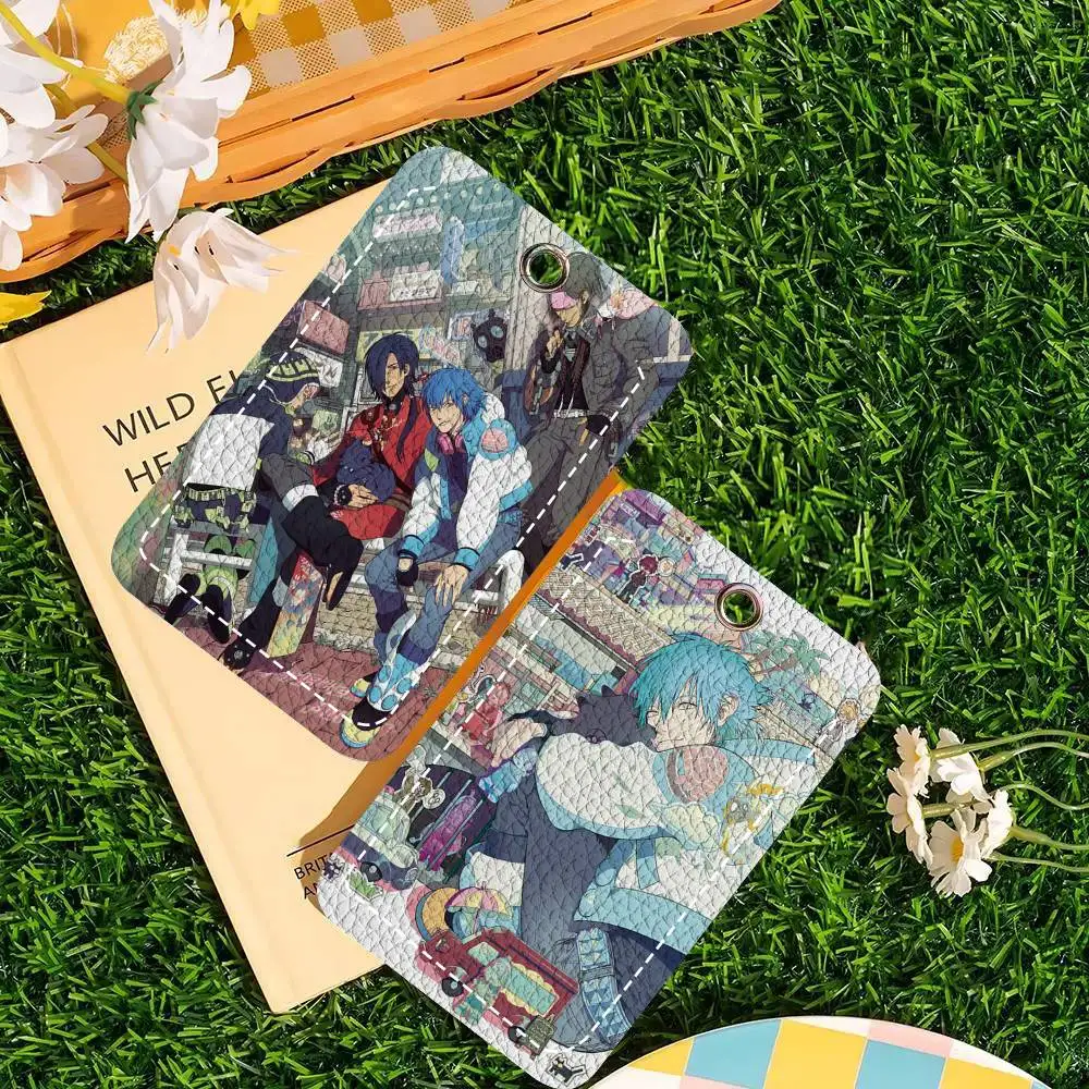 Anime D-Dramatical Card Wallet With Keychain Fashion Print Bank Card Protective Holder