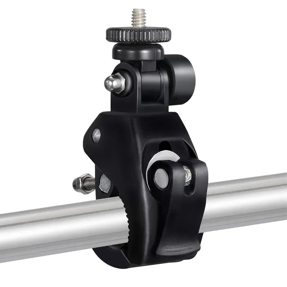 Super Clamp Bike Bicycle Clip Camera Mount Motorcycle Handlebar Handle Bar Tripod Adapter Action Camera Part For Gopro Hero 12