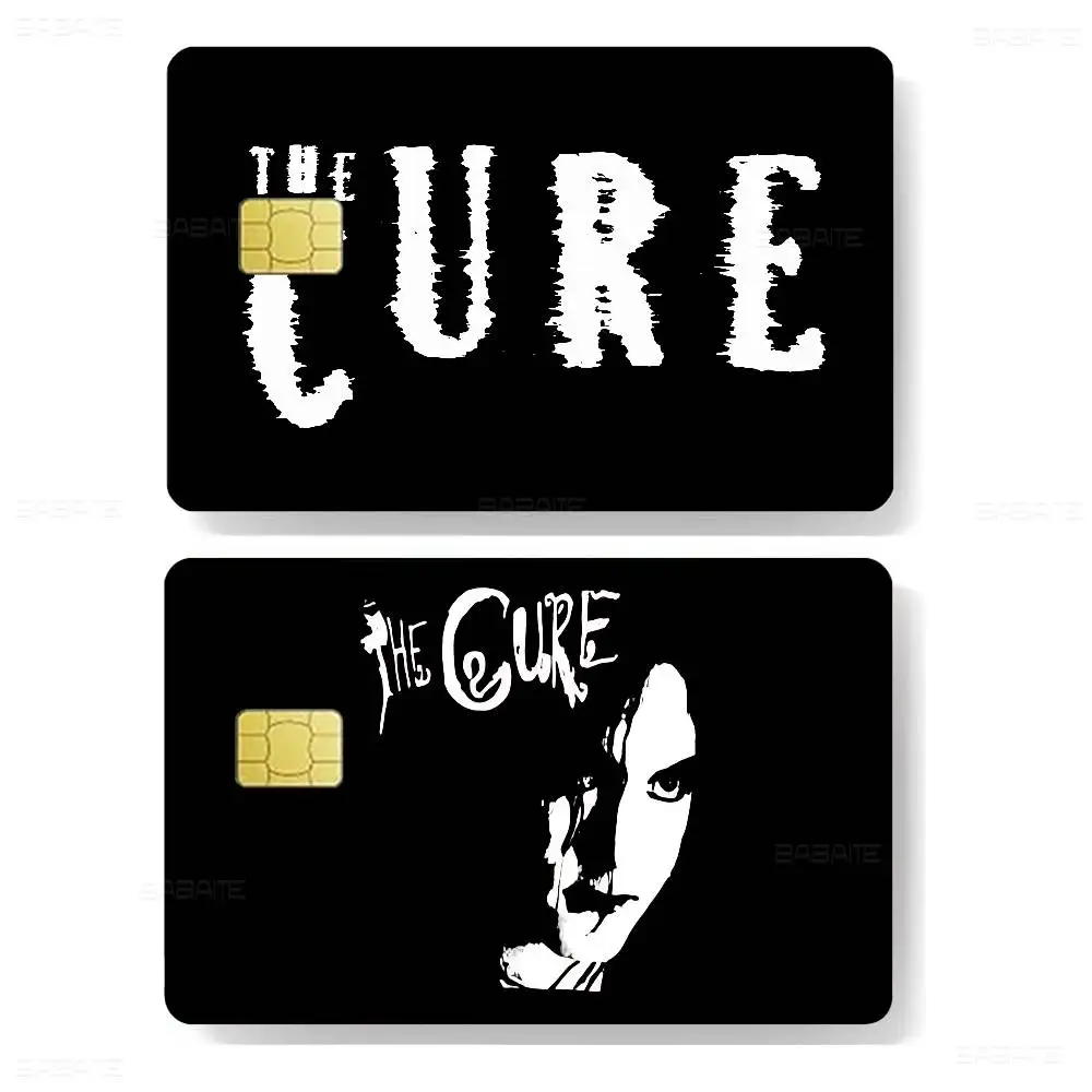 The Cure Logo Band Diy Credit Debit Card Sticker Party Sticker Decoration Waterproof Small Chip Card Skin Sticker