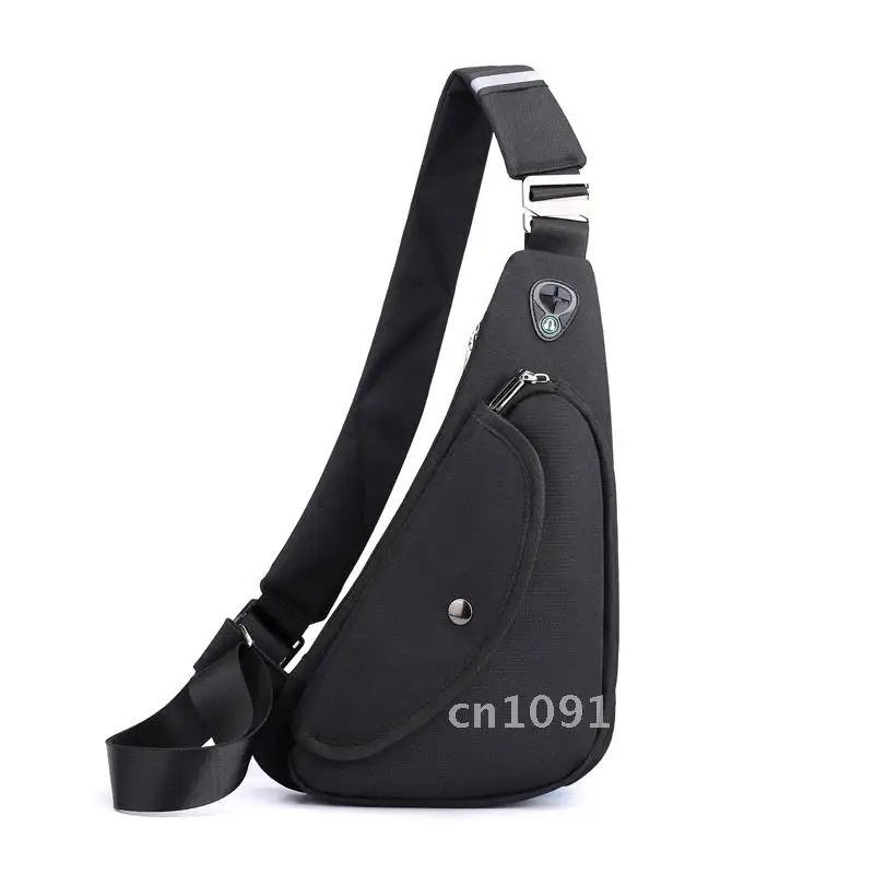 anti-theft chest bag male crossbody bag with earphone jack small shoulder one travel phone mobile bag sports bag bag bag outdoor