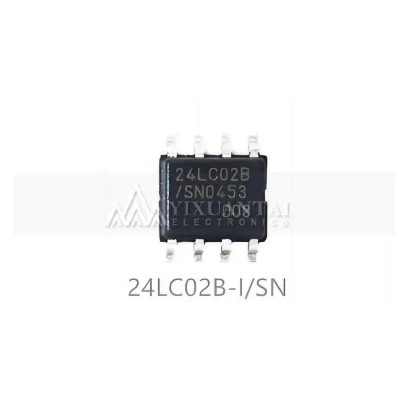 10pcs/Lot  24LC02B-I/SN 2K, 256 X 8 2.5V SERIAL EE, IND SOP8 New