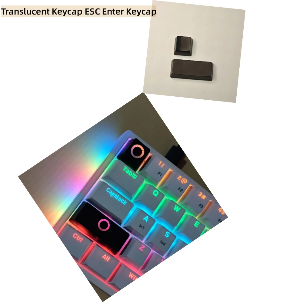 Esc geben Sie Keycap durchscheinende Keycap OEM Profil Tastatur Ersatz zubehör
