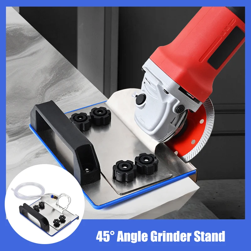 

Angle Grinder Stand for Tile 45 Degree Chamfer Cutting 45° Angle Tile Chamfering Tool for Cutting for Cutting Tile Ceramic Stone